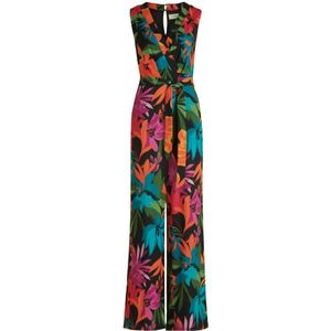 vera mont, Jumpsuits & Playsuits, Dames, Veelkleurig, 3Xl, Tropische Print Mouwloze Jumpsuit