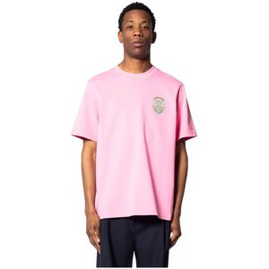 Casablanca, Tops, Heren, Roze, M, Skate Printed T-shirt in Roze