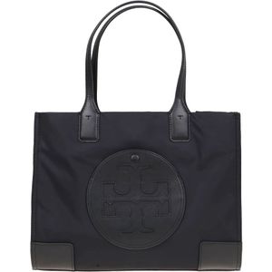 Tory Burch, Tassen, Dames, Zwart, ONE Size, Nylon, Small Ella Tote Bag