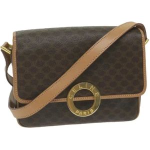 Celine Vintage, Pre-owned, Dames, Bruin, ONE Size, Leer, Pre-owned Leather celine-bags