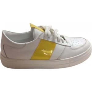 Iblues, Schoenen, Dames, Wit, 37 EU, Comfort Sneakers met Rubberen Zool
