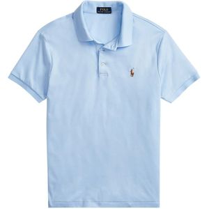 Ralph Lauren, Tops, Heren, Blauw, M, Katoen, Klassiek poloshirt