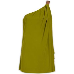 Alberta Ferretti, Tops, Dames, Groen, M, Elegant Sleeveless Top