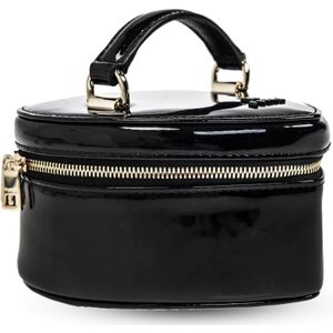 Furla, Accessoires, Dames, Zwart, ONE Size, Leer, Sieradendoos