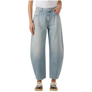 Closed, Jeans, Dames, Blauw, W30 L32, Wijde Jazzie Jeans in Lichtblauw