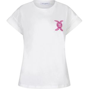 Lofty Manner, Tops, Dames, Wit, XS, Luca T-shirt