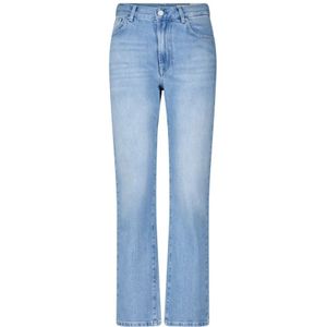 Adriano Goldschmied, Jeans, Dames, Blauw, W26, Denim, Klassieke Straight Fit Denim Jeans