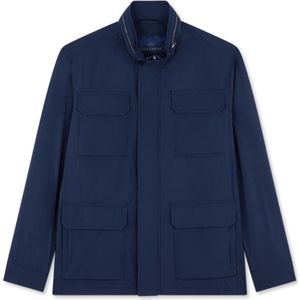 Paul & Shark, Jassen, Heren, Blauw, S, Polyester, Luxe Typhoon Platinum Field Jacket