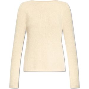 Blumarine, Truien, Dames, Beige, XS, Wol, Wollen trui