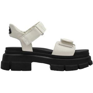 Ugg, Schoenen, Dames, Beige, 37 EU, Suède, Lage Ashton Sandaal