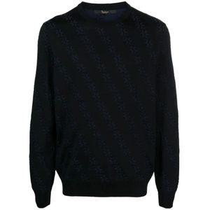 Billionaire, Truien, Heren, Zwart, M, Wol, Polo Shirts
