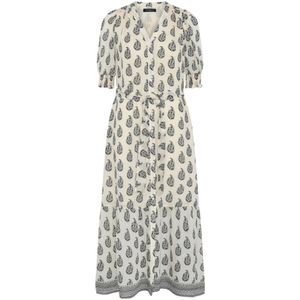 Bruuns Bazaar, Kleedjes, Dames, Beige, S, Dusclebbyana Jurk Room / Zwart
