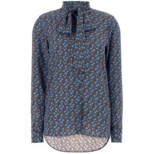 Ermanno Scervino, Blouses & Shirts, Dames, Veelkleurig, M, Katoen, Casual Katoenen Overhemd