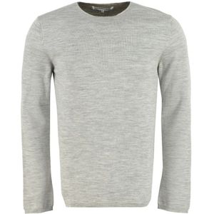 Comme des Garçons, Truien, Heren, Grijs, M, Wol, Geribbelde trui met ronde hals