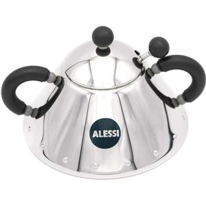 Alessi, Interieur, unisex, Grijs, ONE Size, Suikerpot en lepel set