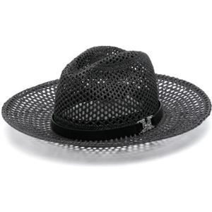 Max Mara, Accessoires, Dames, Zwart, 58 CM, Zwarte Stijlvolle Hoeden