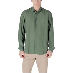 Antony Morato, Overhemden, Heren, Groen, 3Xl, Linnen, Elegant herenshirt voor diverse gelegenheden