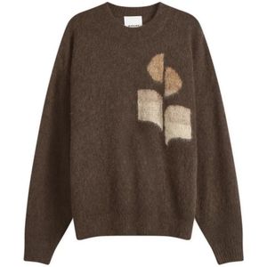 Isabel Marant, Truien, Heren, Bruin, M, Stijlvolle Pull Drany Trui
