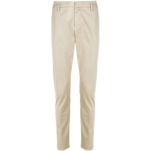 Dondup, Broeken, Heren, Beige, W34, Gaubert Chino Broek