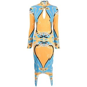Patou, Kleedjes, Dames, Blauw, S, Kleedjes