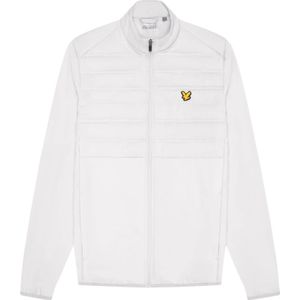 Lyle & Scott, Jassen, Heren, Wit, XS, Polyester, Hybrid Double Baffle Jacket