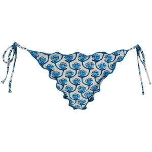 MC2 Saint Barth, Badkleding, Dames, Blauw, S, Laag uitgesneden zwembroek met zijbandjes