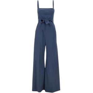 Marella, Jumpsuits & Playsuits, Dames, Blauw, S, Blauwe Broek