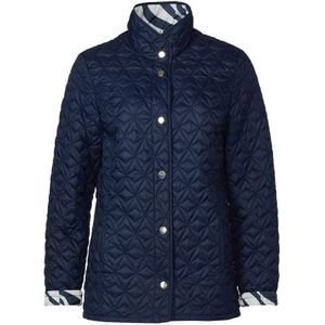 Danwear, Jassen, Dames, Blauw, 7Xl, Polyester, Omkeerbare Overgangsjas Navy