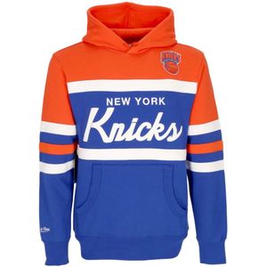 Mitchell & Ness, Sweatshirts & Hoodies, Heren, Veelkleurig, M, Katoen, NBA Head Coach Hoodie Originele Teamkleuren