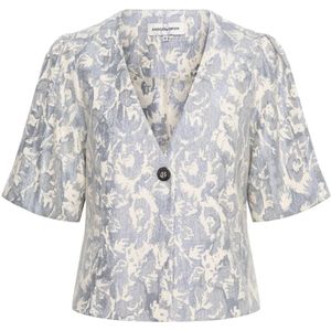 &Co Woman, Jassen, Dames, Blauw, XL, Katoen, Ziva BDL