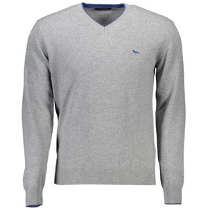 Harmont & Blaine, Truien, Heren, Grijs, XL, Grijze Heren Trui