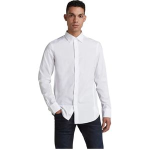 G-star, Overhemden, Heren, Wit, S, Sportief Shirt
