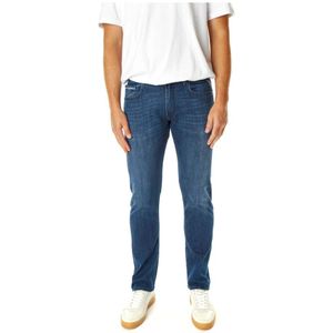 Replay, Jeans, Heren, Blauw, W32 L30, Denim, Klassieke Denim Jeans