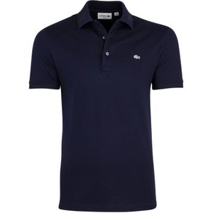 Lacoste, Tops, Heren, Blauw, 3Xl, Katoen, Polo Shirt met Korte Mouwen
