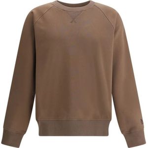 The North Face, Sweatshirts & Hoodies, Heren, Bruin, M, Katoen, Sweatshirt met geborduurd monogram