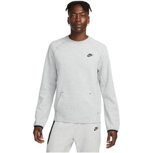 Nike, Sweatshirts & Hoodies, Heren, Grijs, L, Katoen, Tech Fleece Crew OG Grey