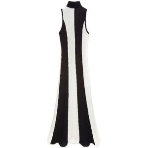Msgm, Kleedjes, Dames, Zwart, S, Zwarte Jurk Collectie
