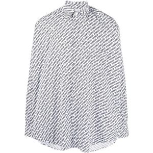Vetements, Overhemden, Heren, Wit, S, Witte Casual Shirt voor Mannen
