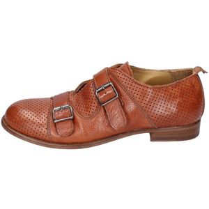 Moma, Schoenen, Dames, Bruin, 37 EU, Leer, Vintage Leren Elegante Loafers