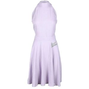 Love Moschino, Kleedjes, Dames, Paars, 2Xs, Linnen, Damesjurk