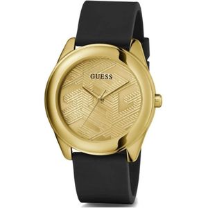 Guess, Accessoires, Dames, Geel, ONE Size, Armbandhorloge Cubed