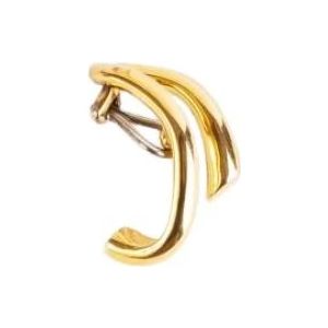 Charlotte Chesnais, Accessoires, Dames, Geel, ONE Size, Dali Vermeil Clip Oorbel