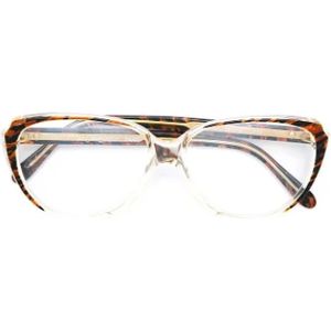 Yves Saint Laurent Vintage, Pre-owned, Dames, Bruin, ONE Size, Pre-owned Acetate sunglasses