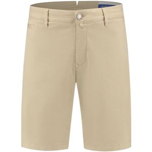 Jacob Cohën, Korte broeken, Heren, Beige, W32, Katoen, Katoenen/Lyocell Shorts met Zakken