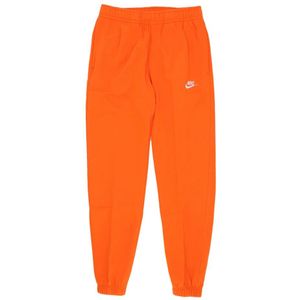 Nike, Broeken, Dames, Oranje, S, Katoen, Club Fleece Sweatshirt Suit Broek