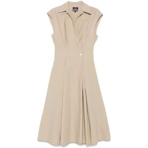 A.p.c., Kleedjes, Dames, Beige, S, Katoen, Athena Jurk