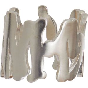 Magliano, Accessoires, Dames, Grijs, S, Zilveren Ring Elegant Ontwerp