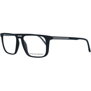 Porsche Design, Accessoires, Heren, Zwart, ONE Size, Zwarte Vierkante Optische Monturen