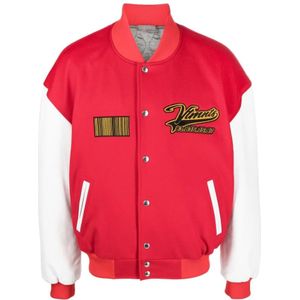 Vtmnts, Jassen, Heren, Rood, M, Wol, Bomberjacks