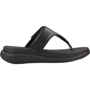 Fitflop, Schoenen, Dames, Zwart, 39 EU, Verstelbare Flatform Flip Flops